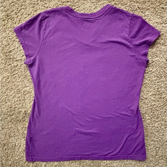 Champion brand Performance V-Neck T-Shirt Style Purple Woman size Med. No flaws - Picture 9 of 11
